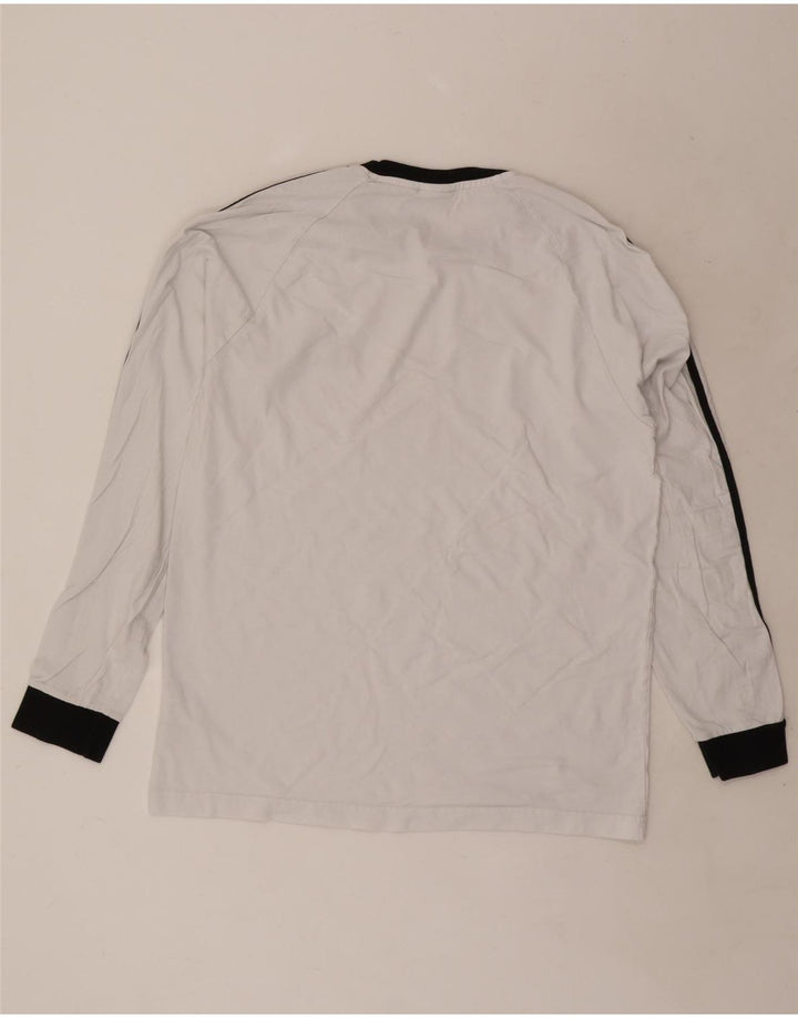 Adidas Haut à manches longues pour homme Grand coton blanc