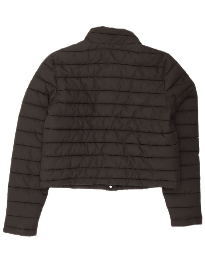 Superdry Veste courte rembourrée pour femme UK 8 Small Noir Polyester