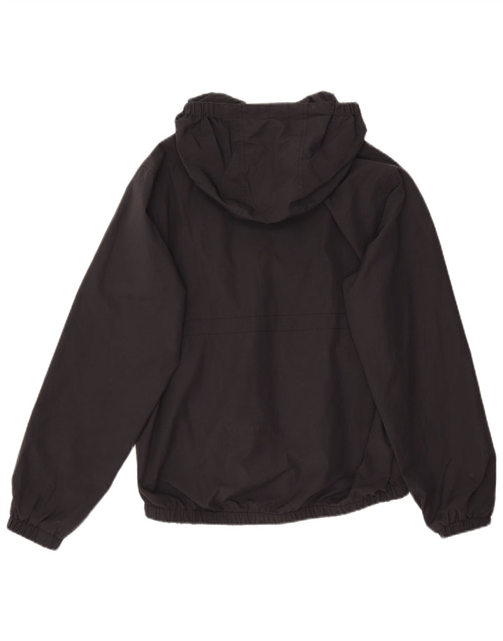 LYLE & SCOTT Bomber à capuche garçon 14-15 ans coton noir