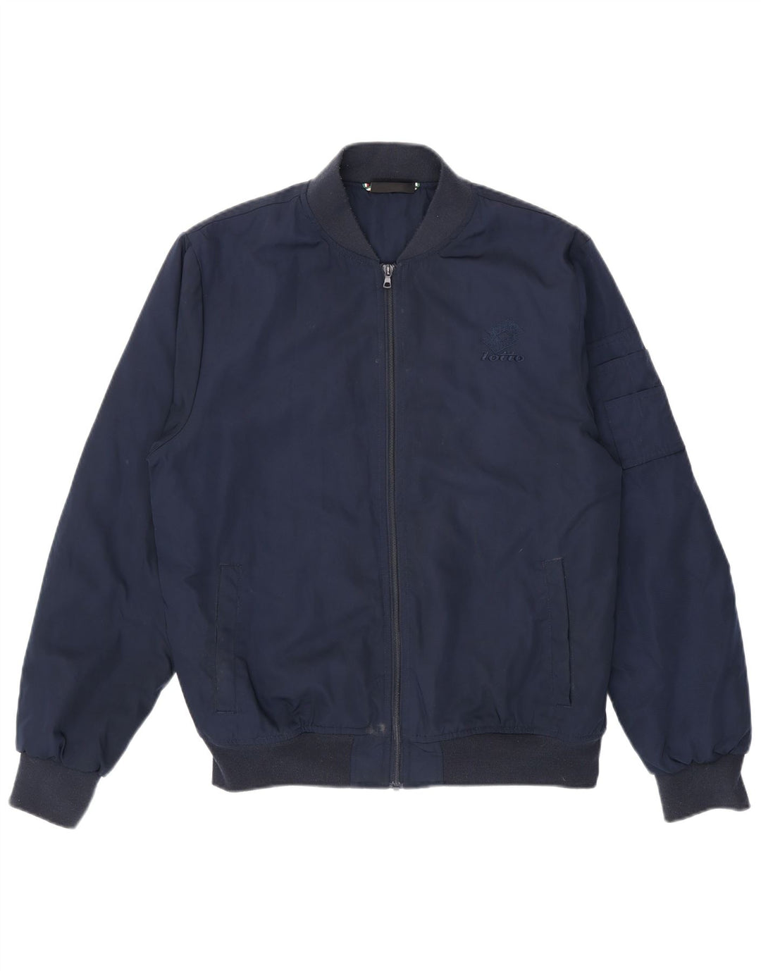Lotto Veste Bomber Homme UK 38 Medium Bleu Marine Polyester