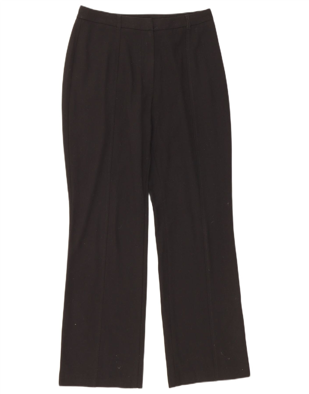 Marks & Spencer Pantalon décontracté Bootcut pour femme UK 12 Medium W30 L30 Noir