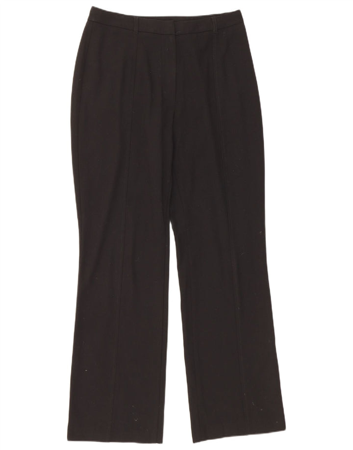 Marks & Spencer Pantalon décontracté Bootcut pour femme UK 12 Medium W30 L30 Noir