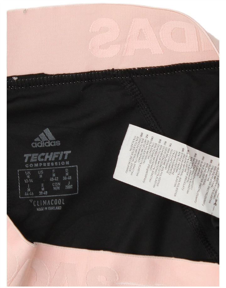 Adidas Leggings graphiques pour femme UK 12/14 Polyester color block noir moyen