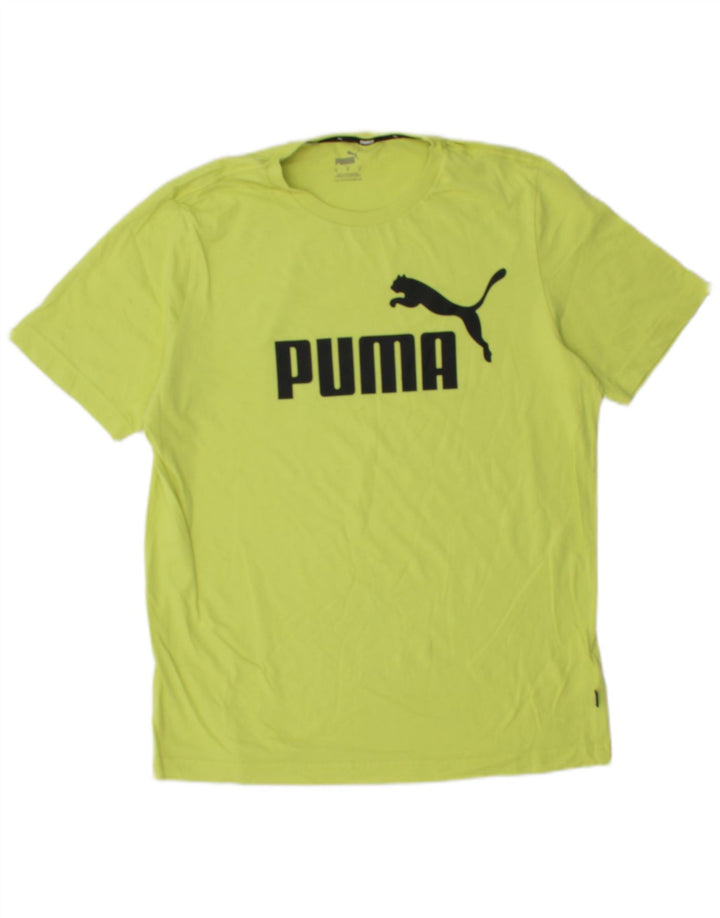 PUMA Débardeur Graphic Homme Vert Moyen Coton