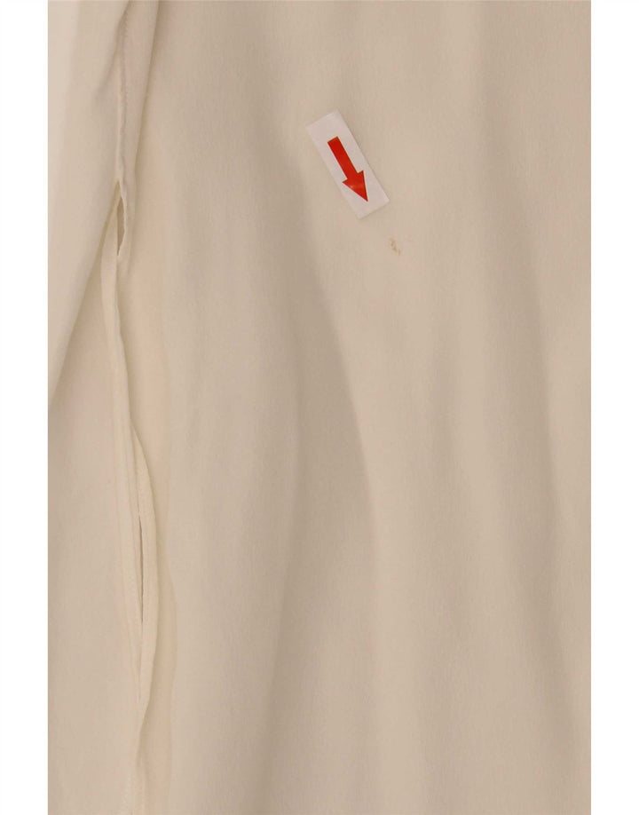 Massimo Dutti Chemisier Femme EU 36 XS Soie Blanche