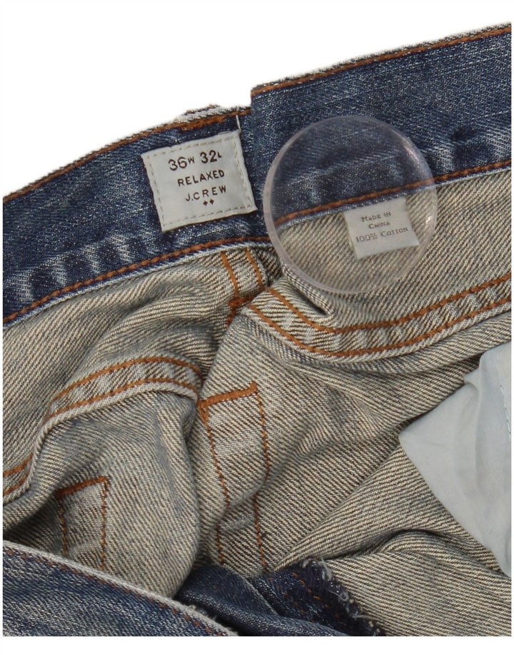 J. Crew Jean droit coupe décontractée pour homme W36 L32 bleu coton