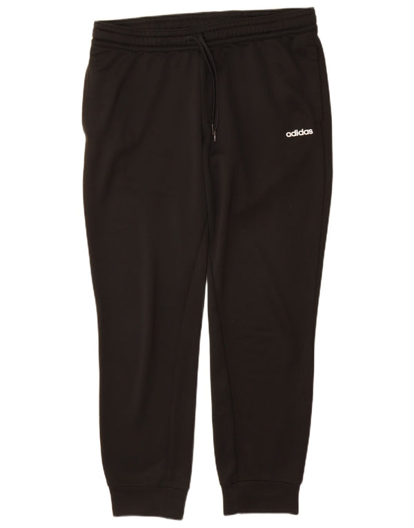 Adidas Pantalon de survêtement pour femme Joggers UK 16/18 Large Noir Polyester