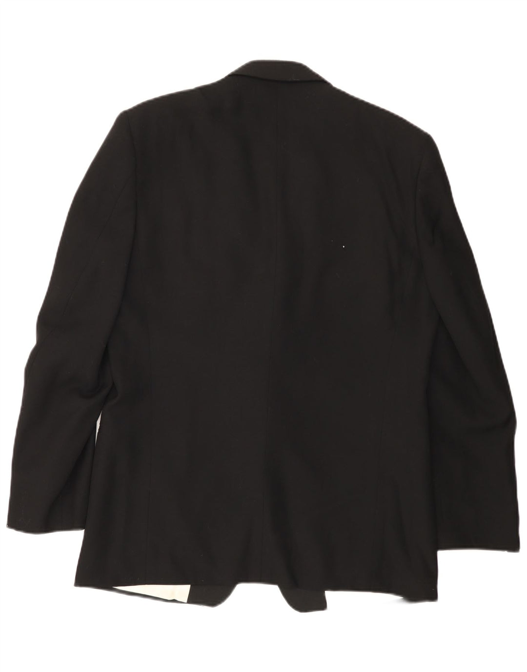 Lebole Veste Blazer 1 Bouton Homme IT 50 Grande Laine Noire