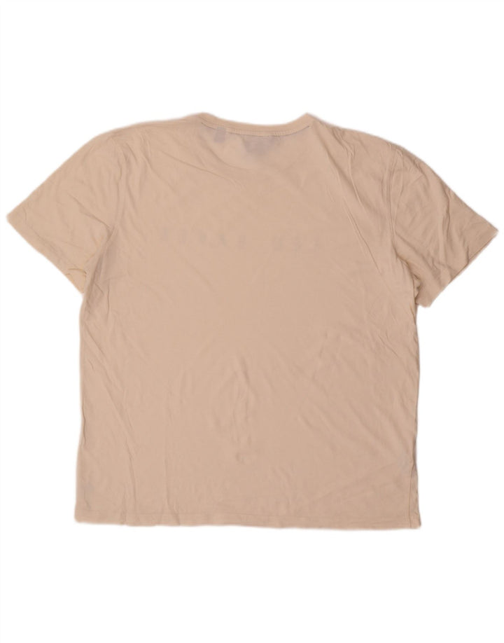 Ted Baker T-shirt graphique pour hommes Taille 4 Grand Blanc