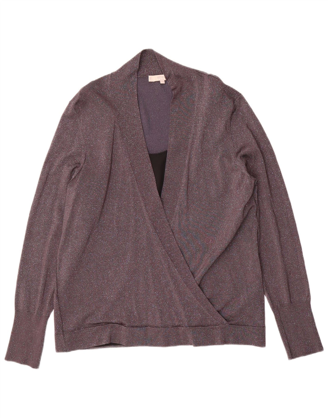 Hobbs Pull col en V pour femme UK 16 Large Gris