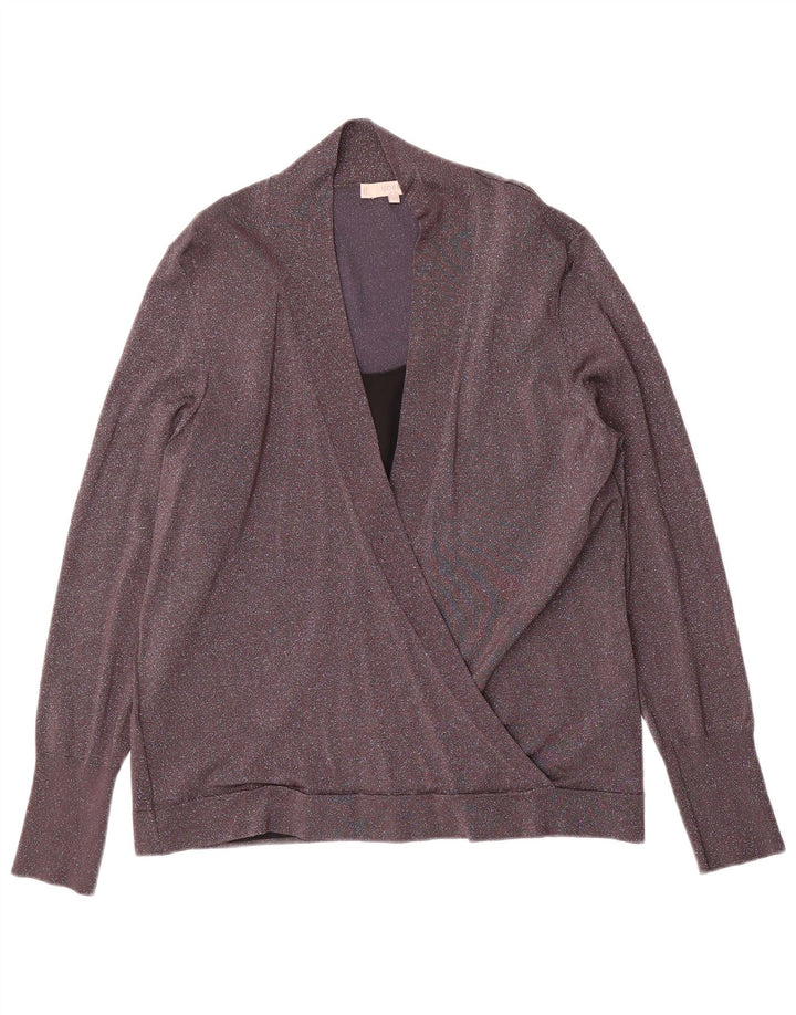Hobbs Pull col en V pour femme UK 16 Large Gris