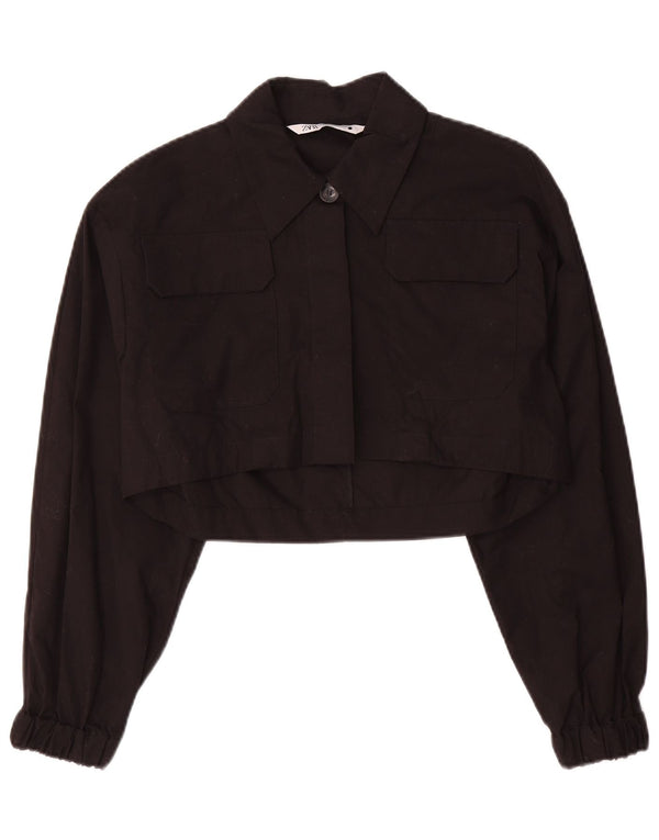 Zara Veste Boléro Femme UK 6 XS Noir