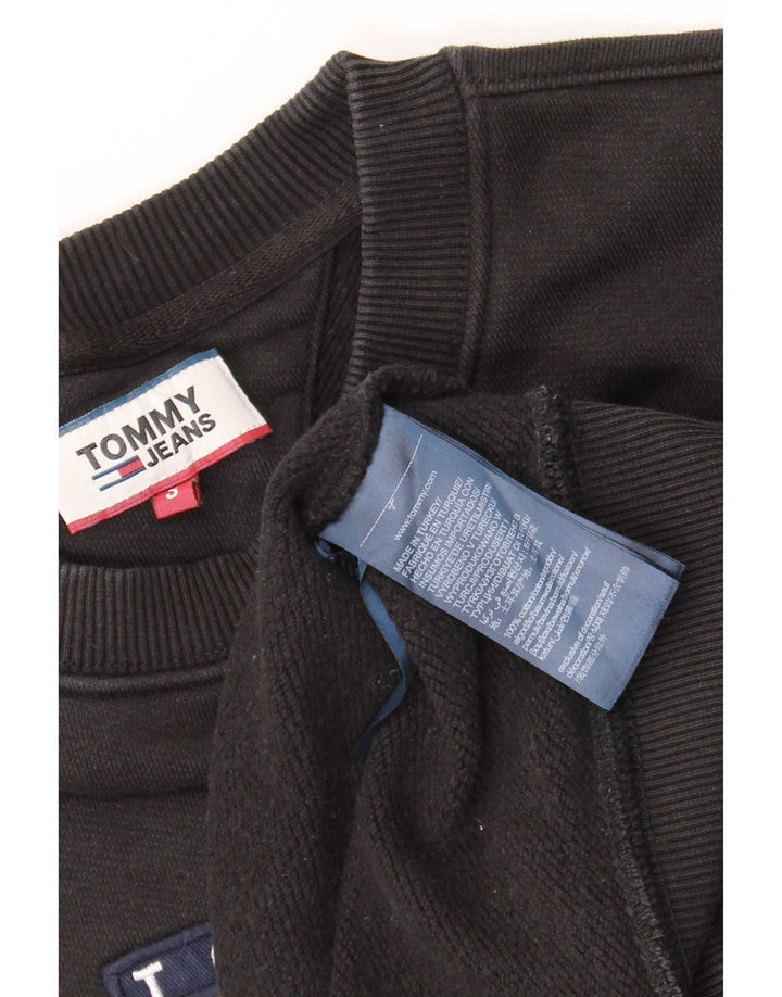 Tommy Hilfiger Sweat-shirt graphique pour homme Petit coton noir