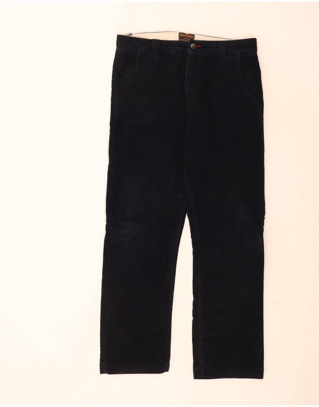 Woolrich Pantalon Chino Regular Homme W32 L29 Bleu Marine