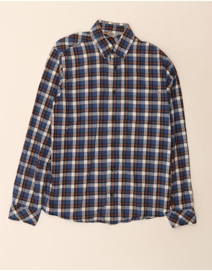 Carhartt Chemise Homme Bleu Moyen Carreaux Coton