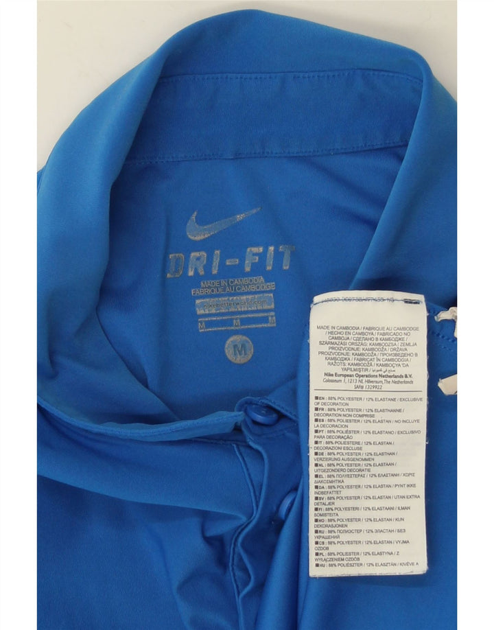 Polo Nike Dri Fit Homme Bleu Moyen Polyester