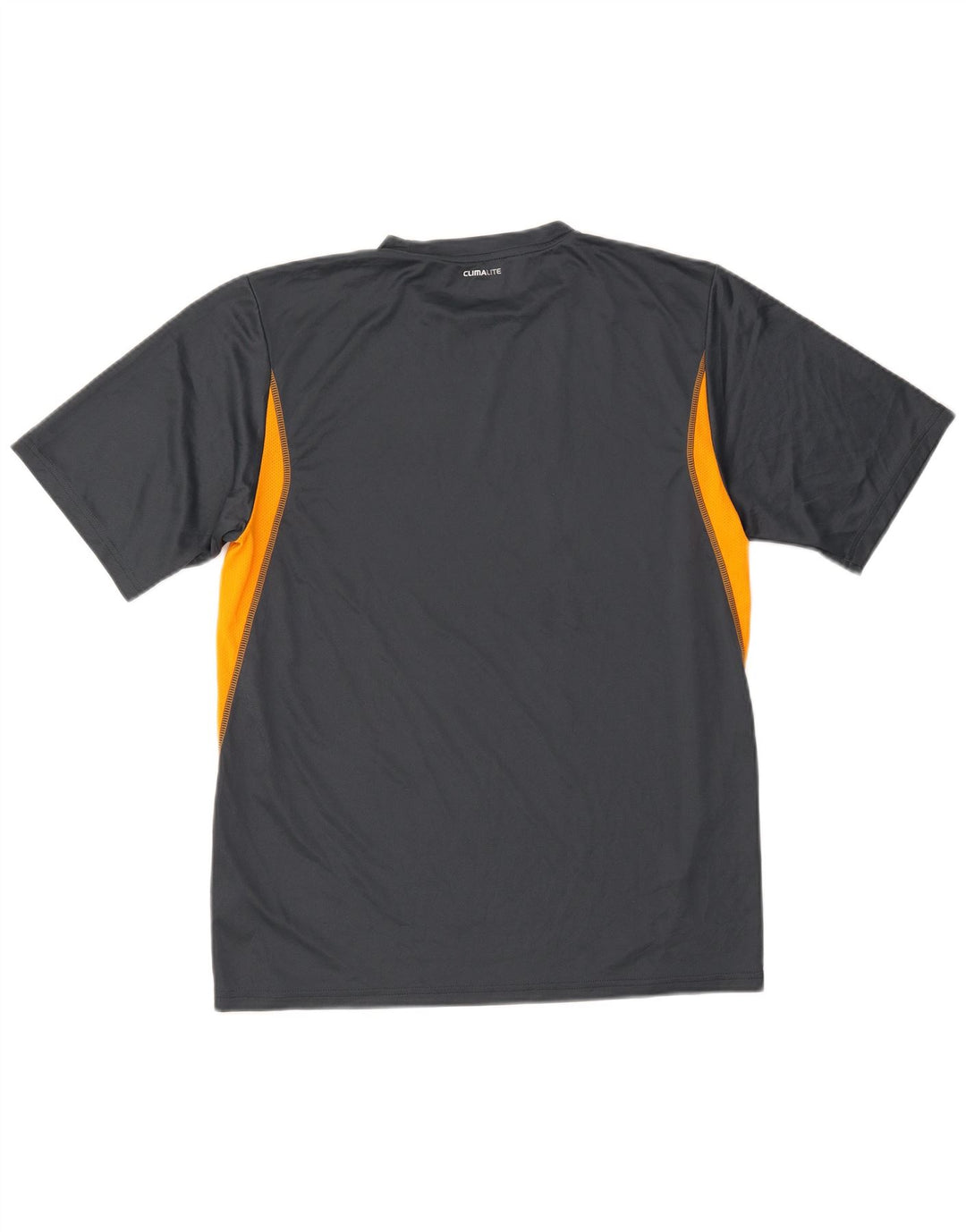 Adidas T-Shirt Climalite Homme Gris Moyen Polyester Colorblock