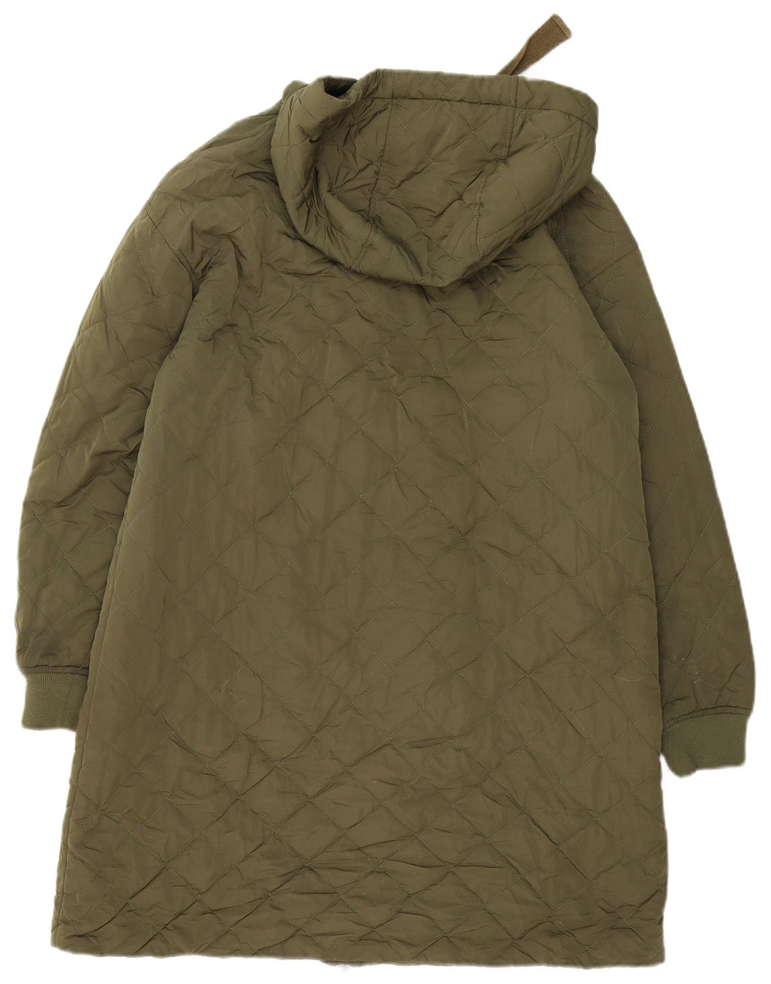 Marks & Spencer Manteau matelassé à capuche surdimensionné pour femme UK 14 Large Vert