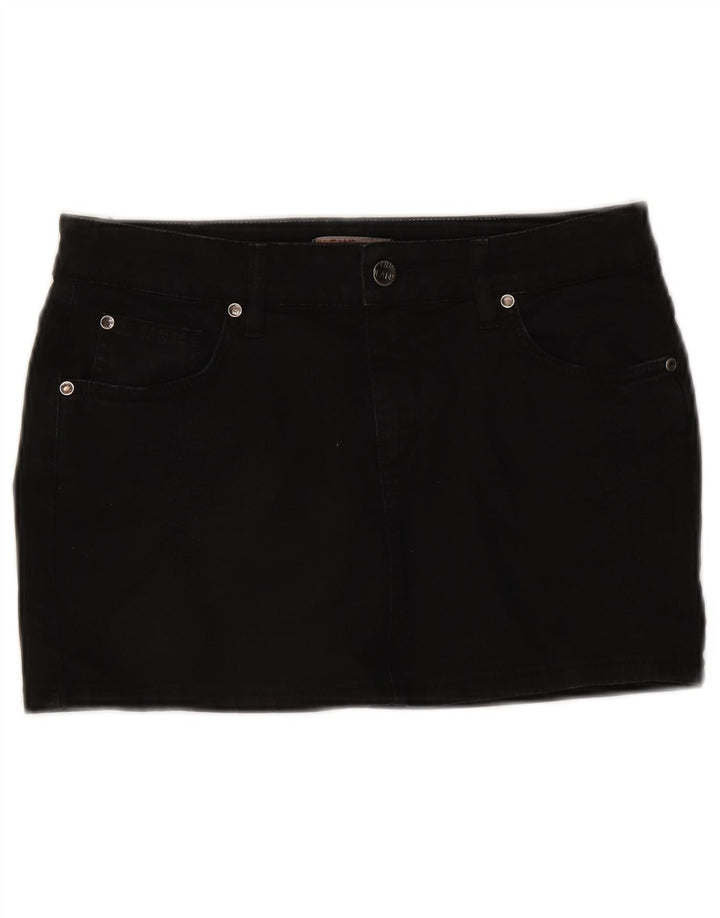 Liu Jo Femme Mini Jupe En Jean W28 Coton Noir Moyen