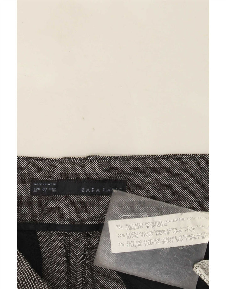 Zara Pantalon Chino Bootcut Femme EU 40 Moyen W30 L32 Gris Taché
