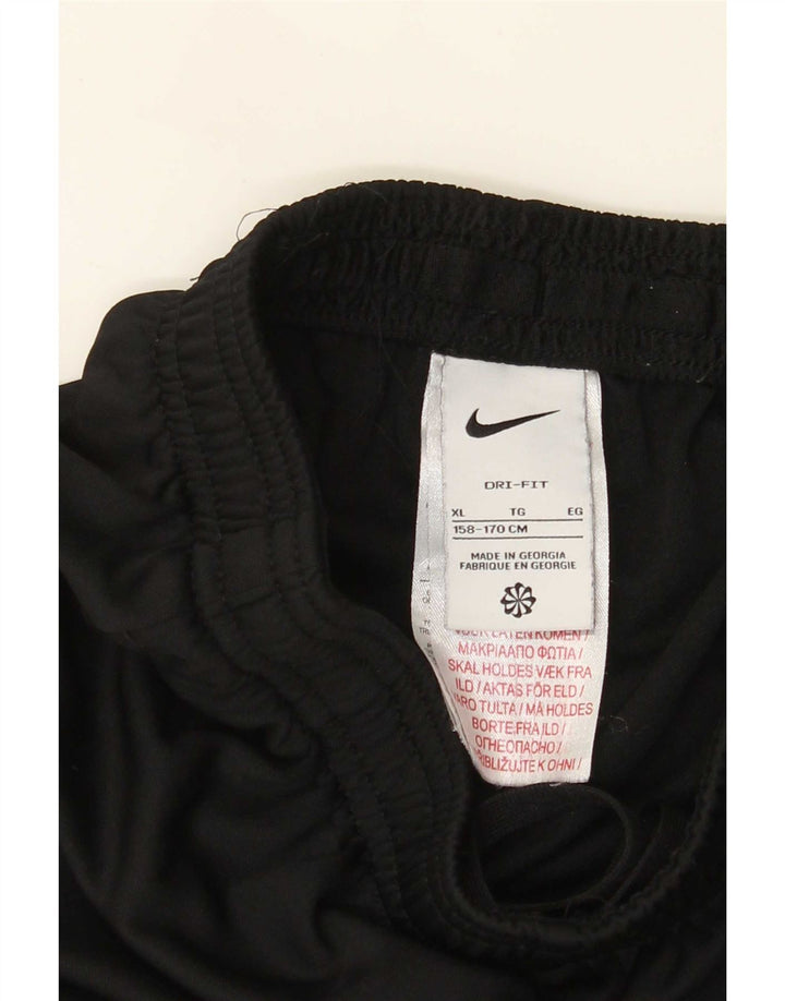 Nike Pantalon de survêtement Dri Fit garçon 13-14 ans XL Noir Polyester