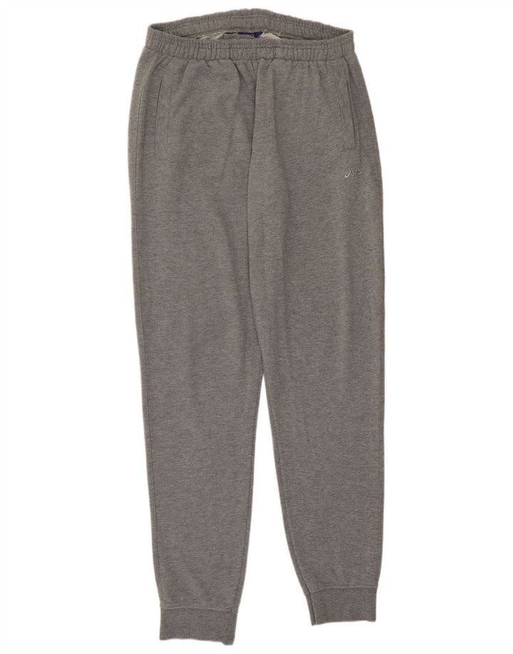 Asics Pantalon de survêtement pour homme Pantalon de jogging Large Gris Coton
