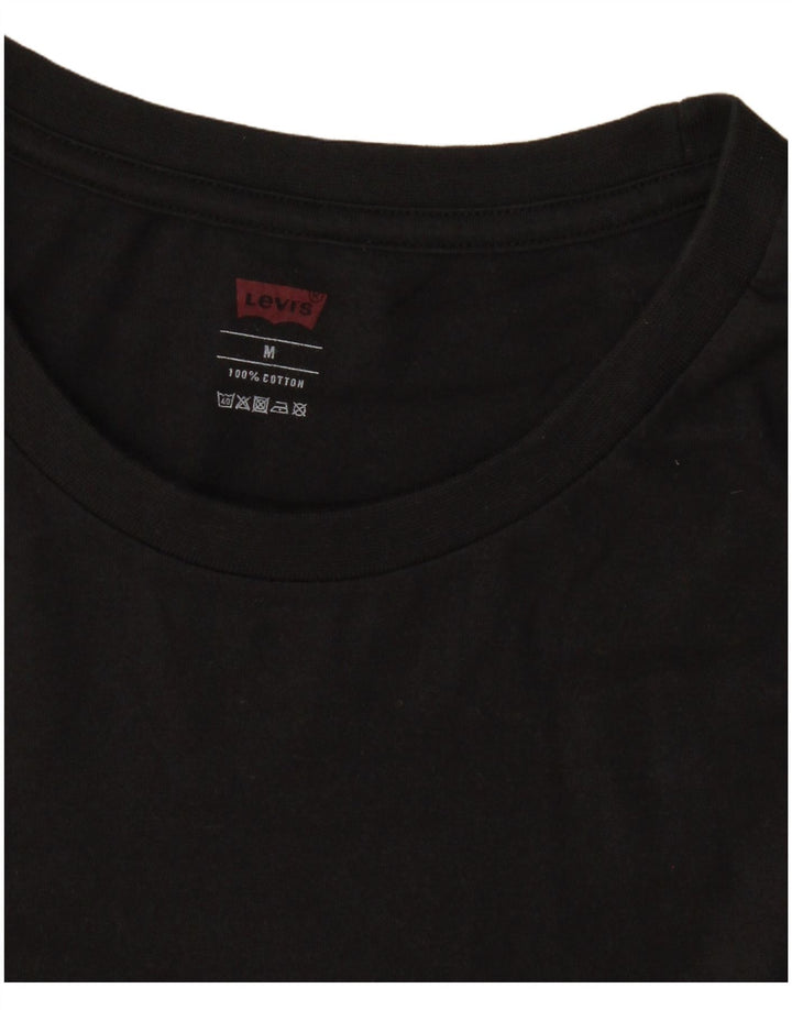 Levi's T-Shirt Homme Noir Moyen Coton