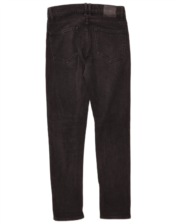 ZARA Jeans Slim Homme EU 38 Petit W30 L31 Noir
