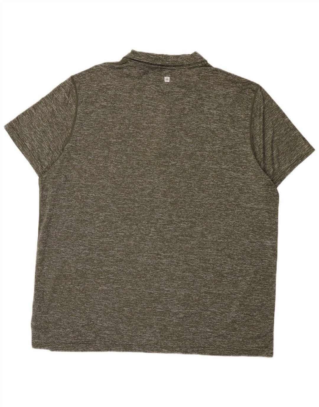 Mountain Warehouse Polo Homme 2XL Kaki Moucheté Polyamide
