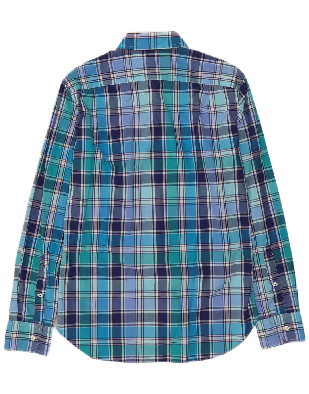 BONOBOS Chemise Slim Fit Homme Petit Carreau Bleu Coton