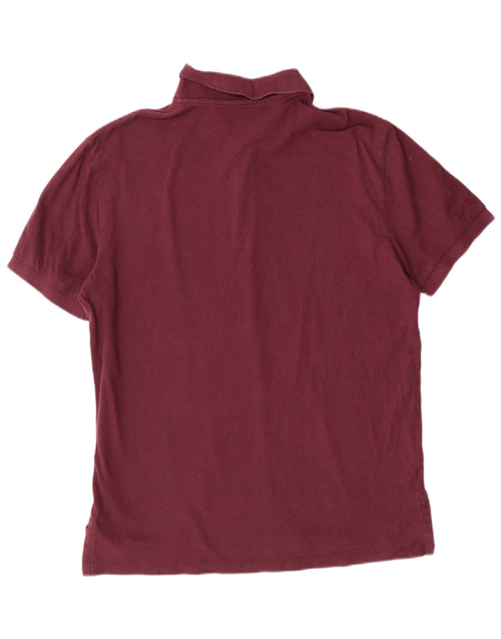 Eddie Bauer Polo Homme Coton Marron Moyen