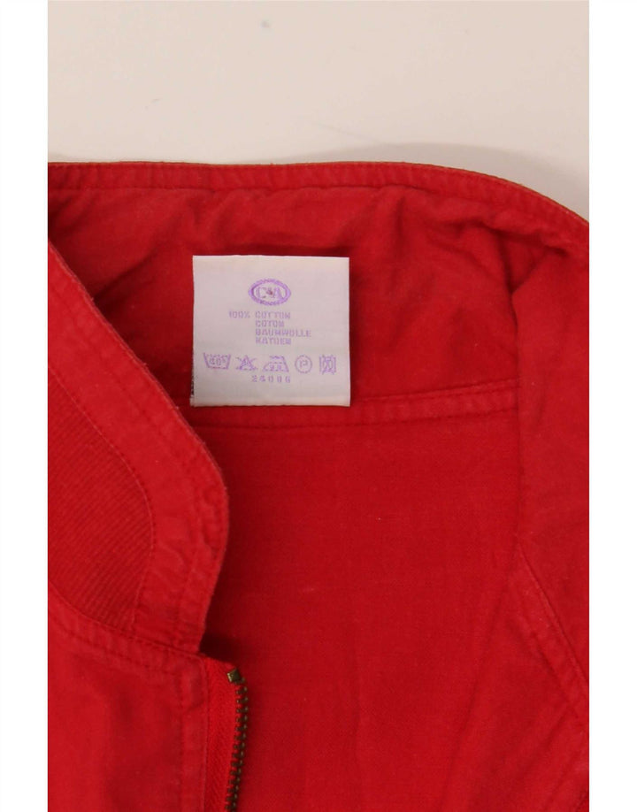 C&A Veste Anorak Militaire Rapide pour Hommes EU 48/50 Coton Rouge Moyen