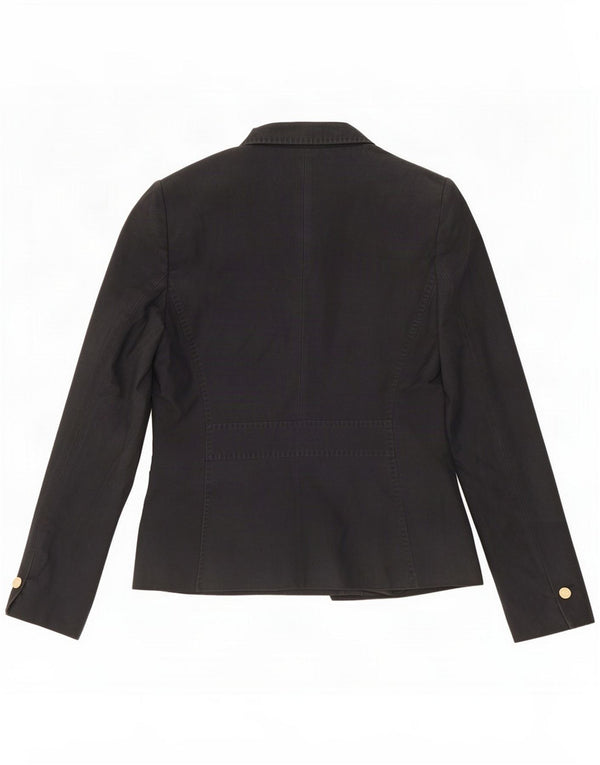 Massimo Dutti Veste blazer 1 bouton pour femme EU 40 Bleu marine moyen