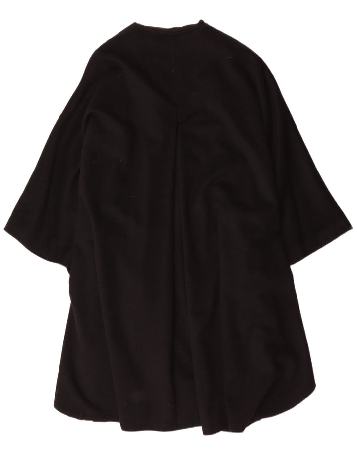 Avoca Manteau Cape Femme Taille Unique Laine d'Agneau Noir