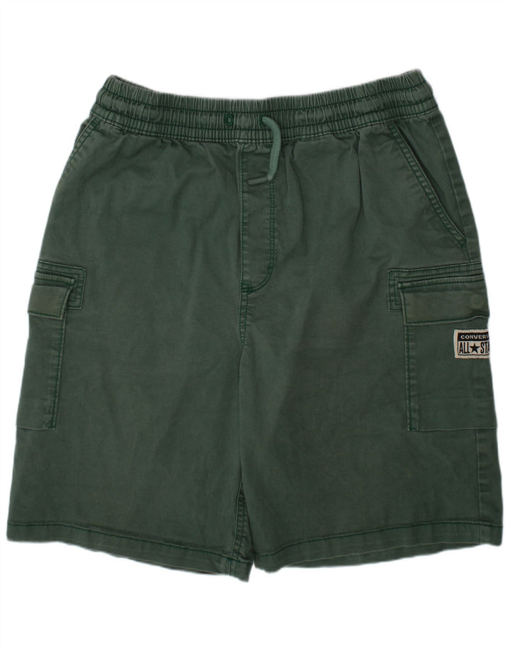 CONVERSE Short cargo pour garçon 13-14 ans XL W28 Vert Coton