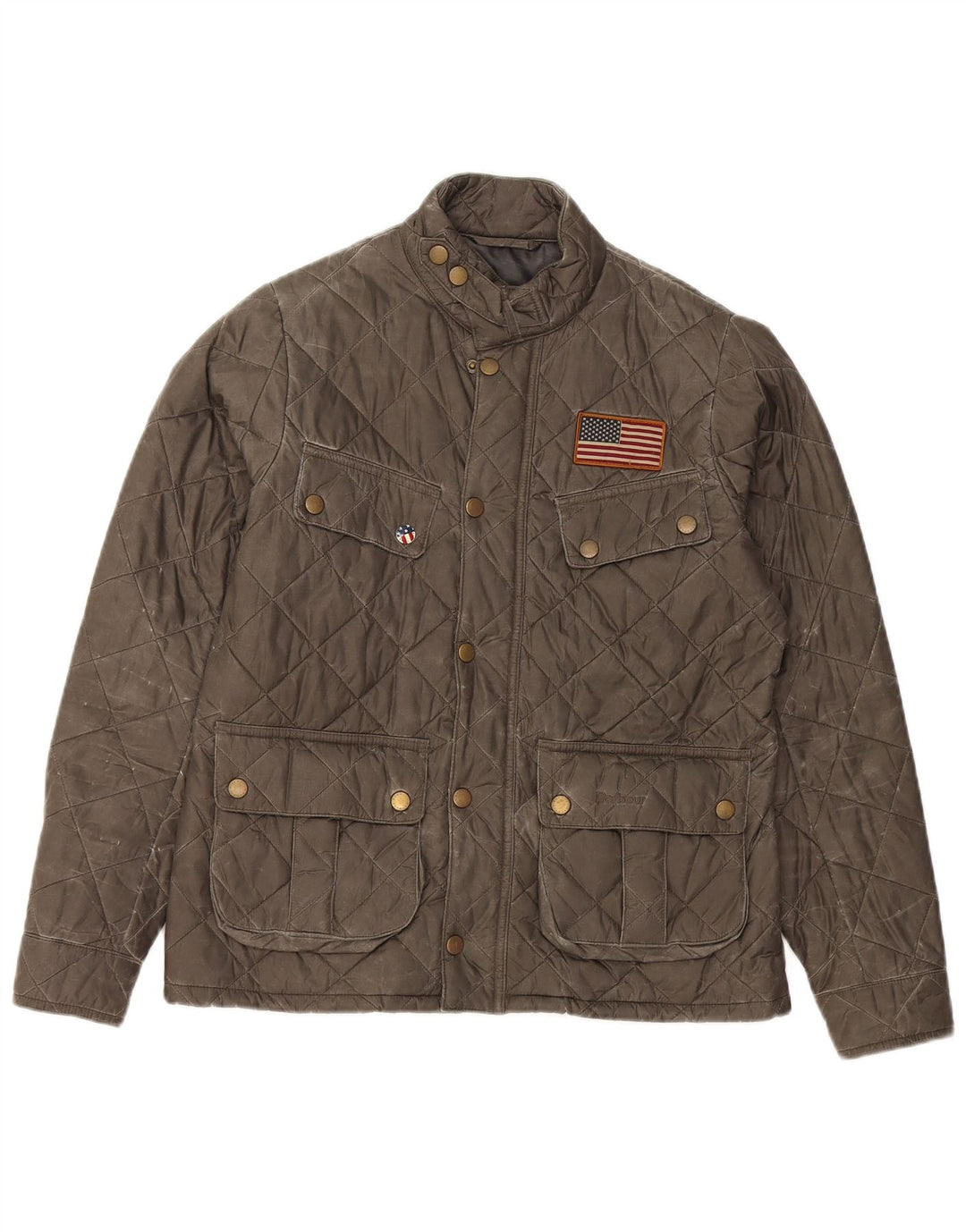 Barbour Veste matelassée pour garçons 12-13 ans XL Kaki Polyamide