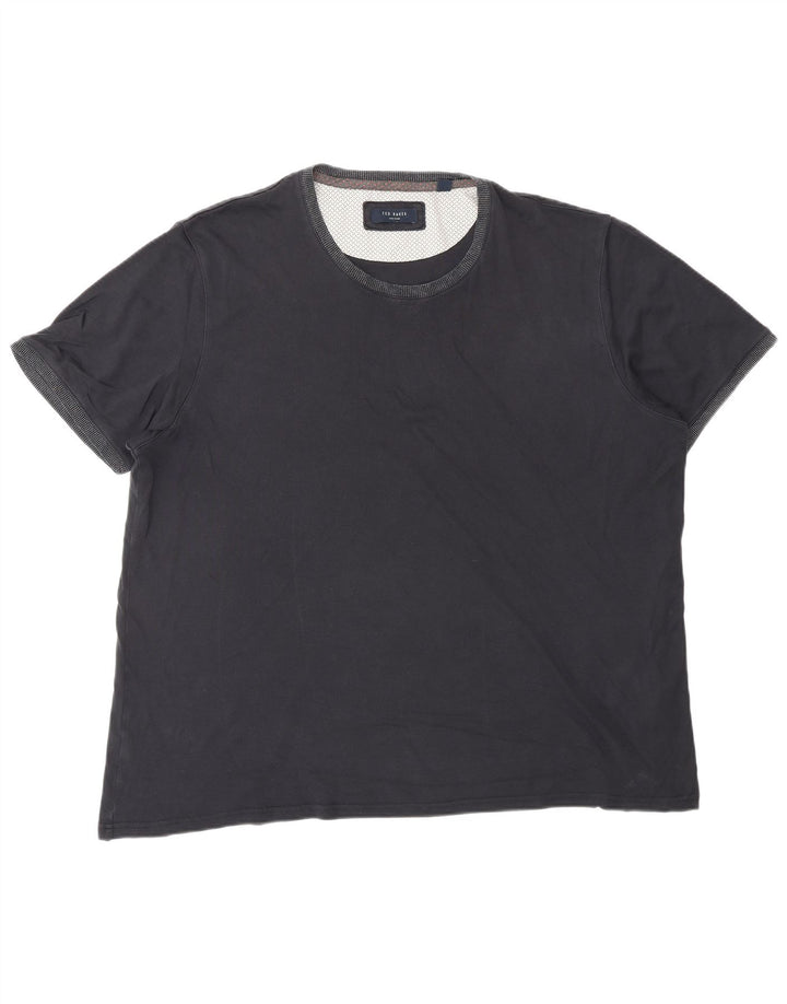 TED BAKER T-Shirt Homme Top 2XL Bleu Marine Coton