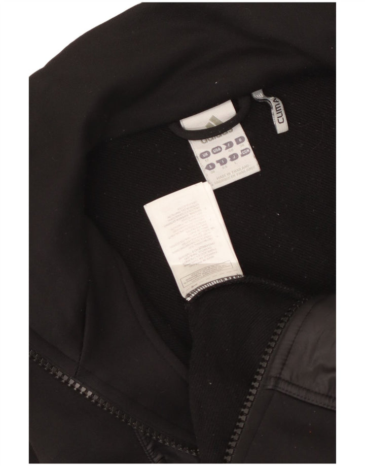 Adidas Climalite Survêtement Top Veste UK 12 Medium Noir Polyester