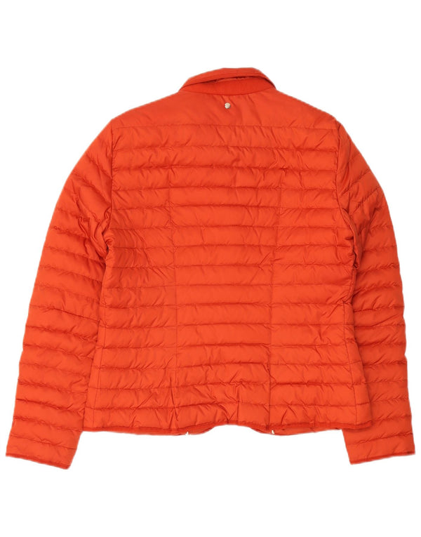 Massimo Dutti Veste matelassée pour femme UK 16 Large Orange