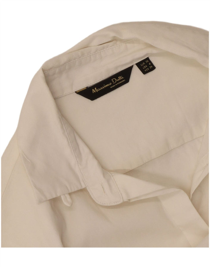 MASSIMO DUTTI Chemise Femme EU 36 XS Blanc