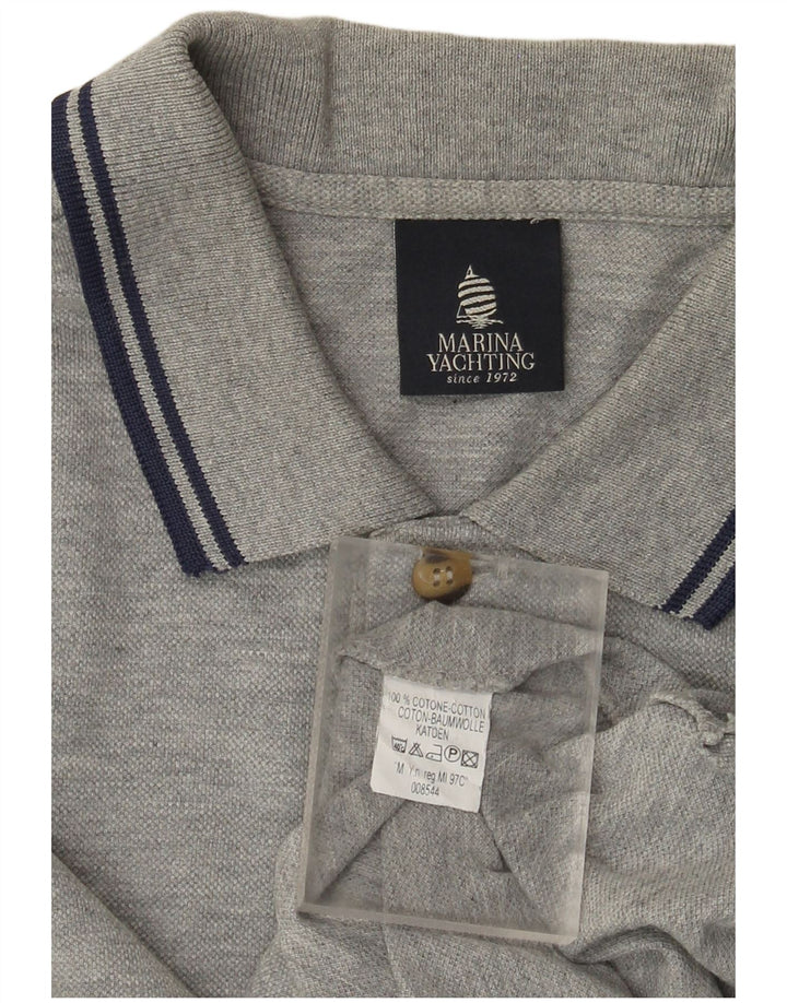 Marina Yachting Polo Graphique Homme Gris Moyen Coton