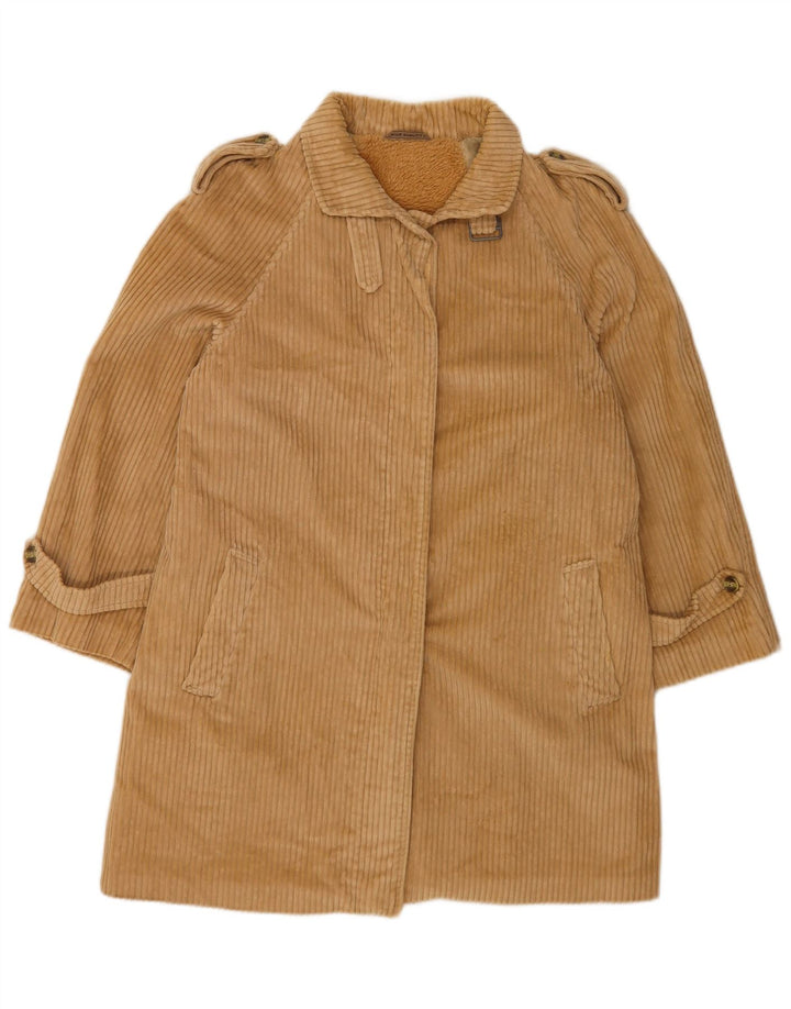 Salco Manteau en velours côtelé pour femme UK 14 Beige moyen