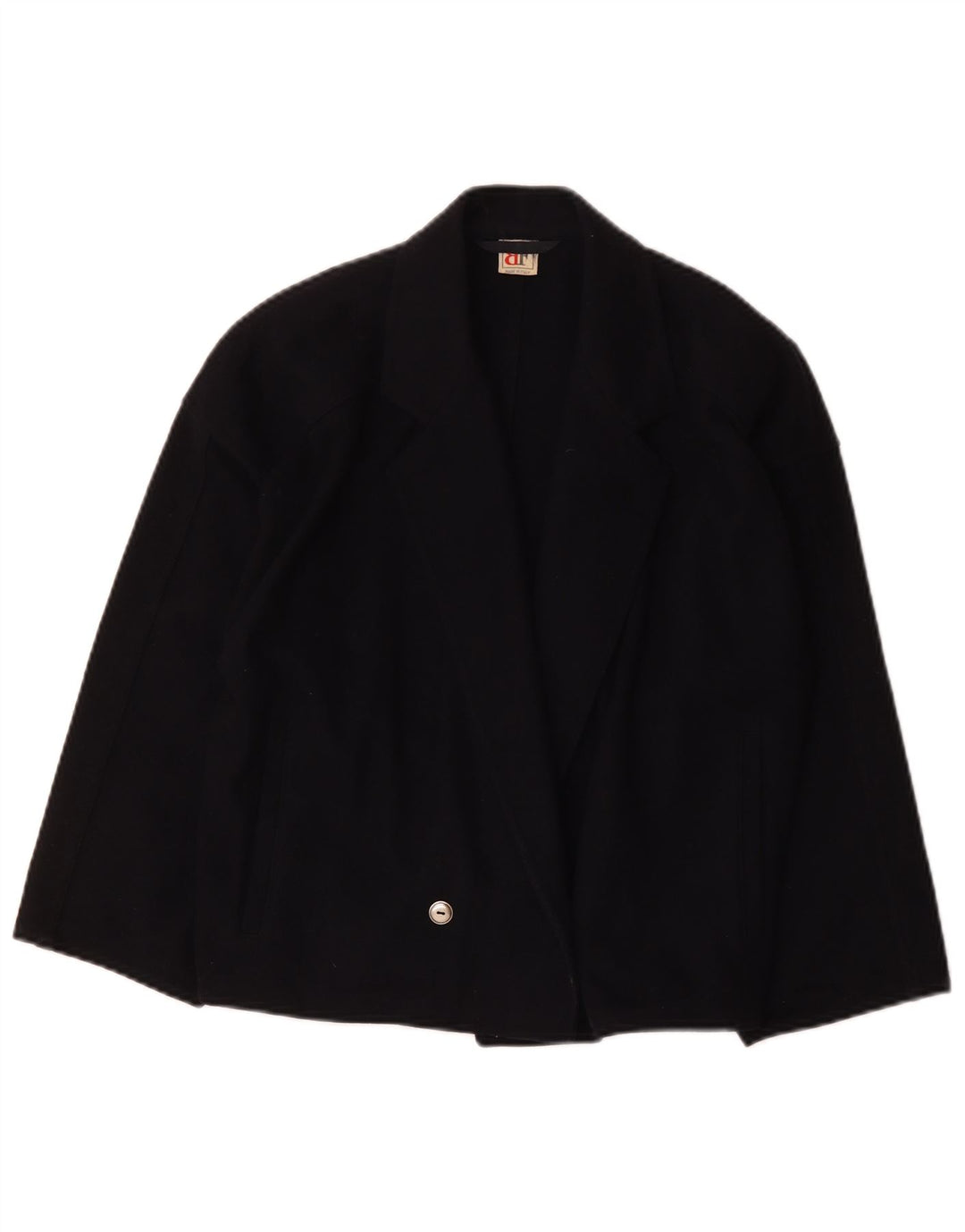 Belfe & Femme Veste Blazer Oversize À Manches 3/4 IT 42 Bleu Marine Moyen
