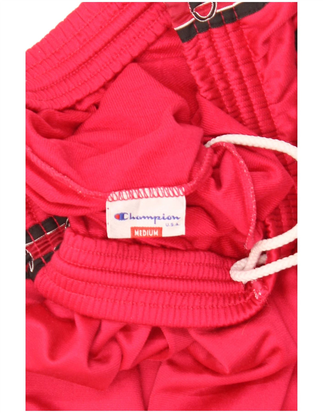 Champion Pantalon De Survêtement Graphique Homme Rouge Moyen Polyester Colorblock