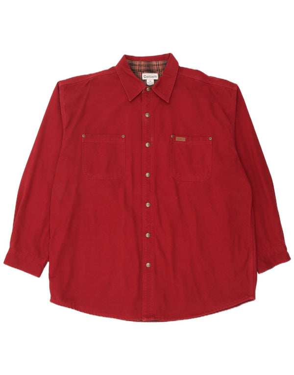 Carhartt Chemise Lumberjack Homme XL Coton Bordeaux