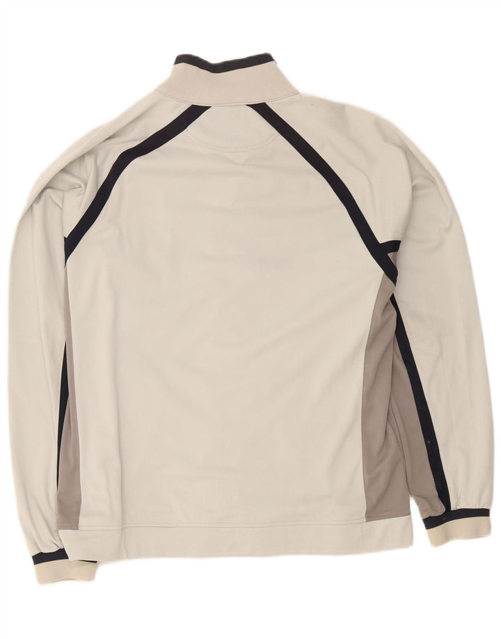 Champion Veste de survêtement pour homme XL Blanc Colorblock Polyester