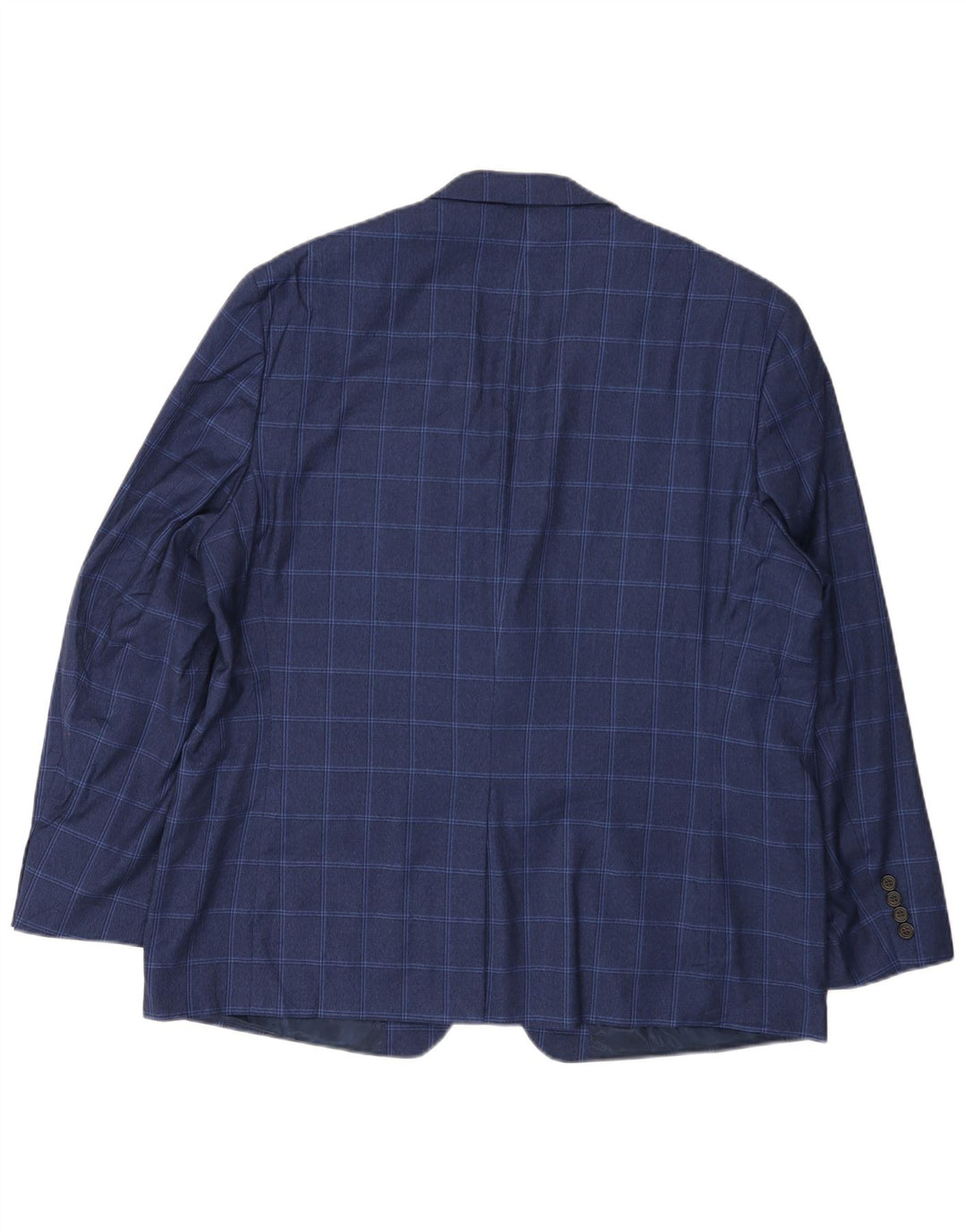 Ralph Lauren Veste blazer à 2 boutons pour homme UK 46 2XL Bleu marine à carreaux