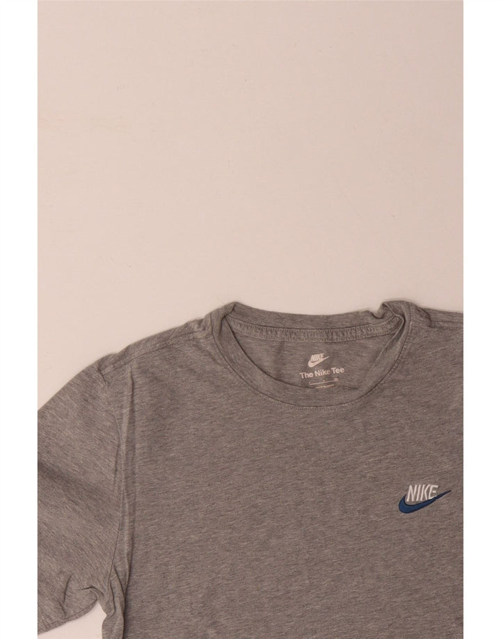 NIKE T-Shirt Homme Petit Gris Coton