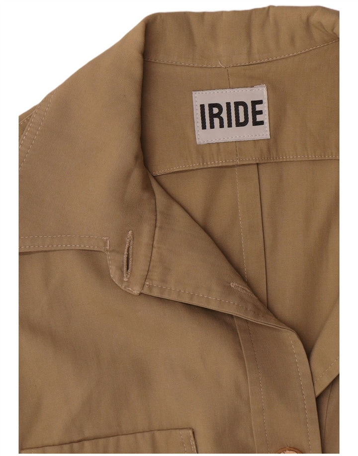 vintage Womens Utility Gilet UK 12 Moyen Kaki