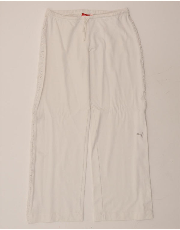Puma Pantalon de survêtement Mahanuala pour femme UK 16 Large Blanc Nylon